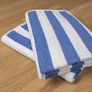 Blue Cabana Stripe Pool Towel